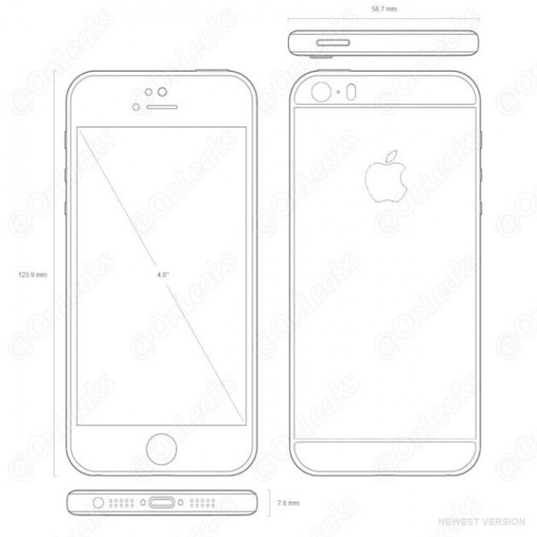 果然就長這樣! 疑iPhone 5se設(shè)計圖曝光 