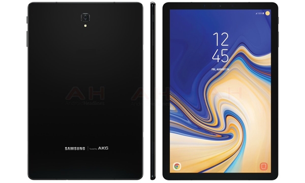 三星Galaxy Tab S4曝光：正面無實體鍵、高屏占比