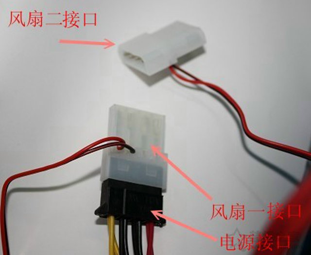 機箱風扇電源怎么接線？機箱風扇電源線接法圖解教程